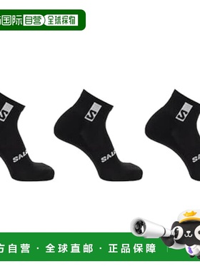 【日本直邮】萨洛蒙 EVERYDAY ANKLE 3-PACK系列袜子 3双装运动袜