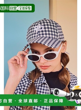 日本直邮Rienda 格纹帽 GRN [RI3465EW25587] 绿色