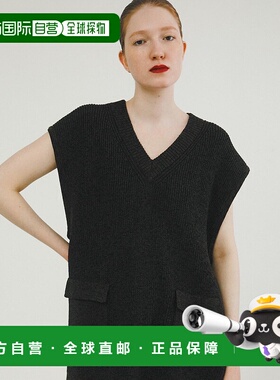 1h可退 日本直邮LAATO 女装立体剪裁针织背心口袋设计 WBA622N104