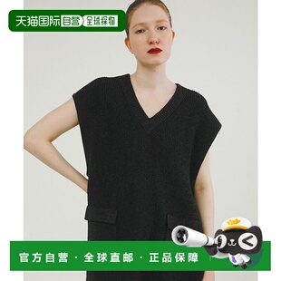 1h可退 日本直邮LAATO 女装立体剪裁针织背心口袋设计 WBA622N104