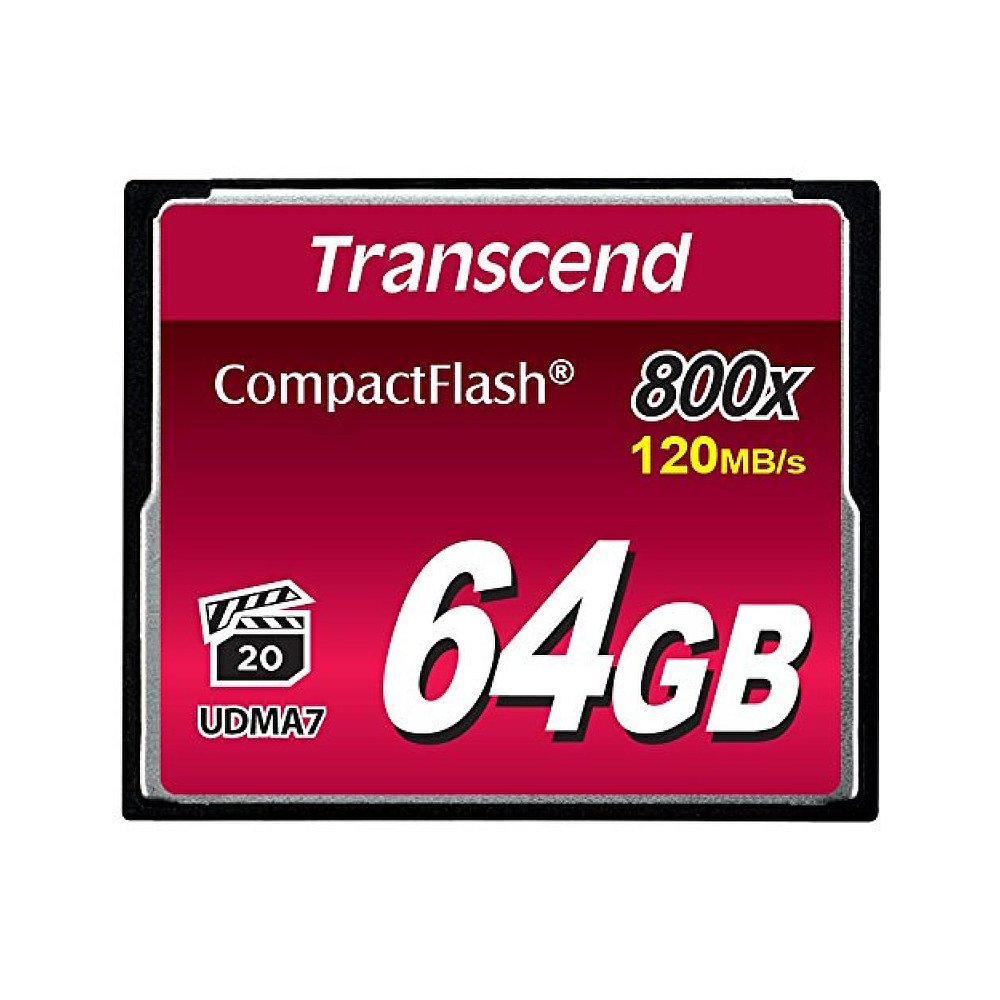 【日本直邮】Transcend创见CF闪存卡64GB800倍速高速单反TS64GCF8