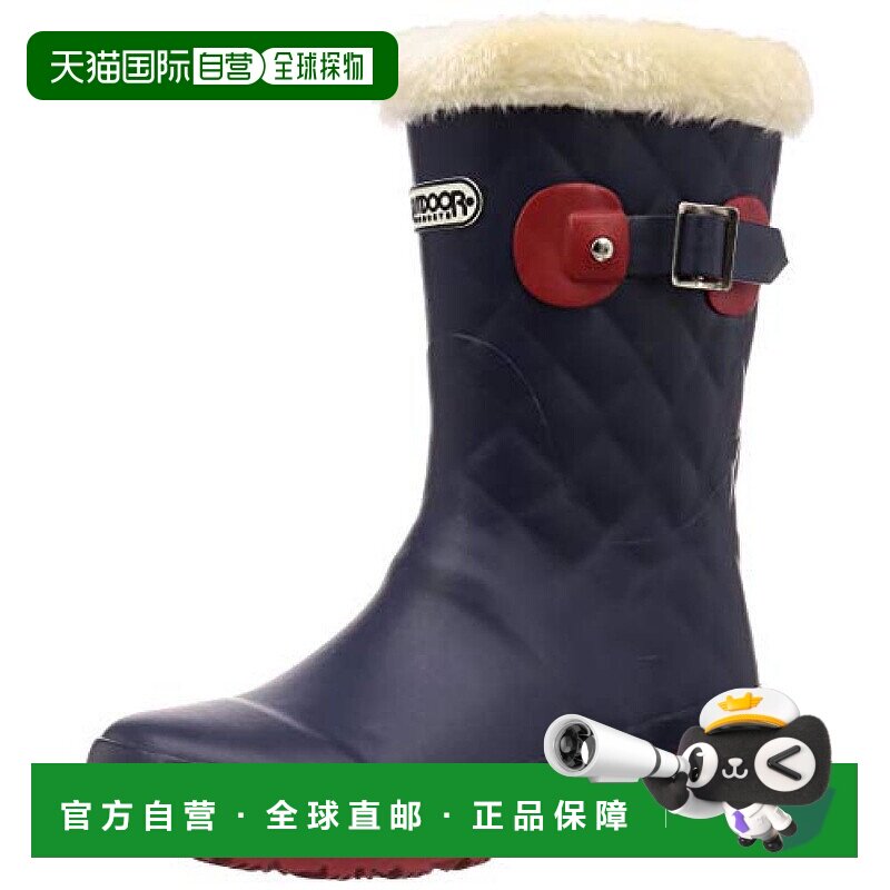 【日本直邮】OUTDOOR PRUDUCTS女式冬季加厚胶底长靴深蓝色24.5cm