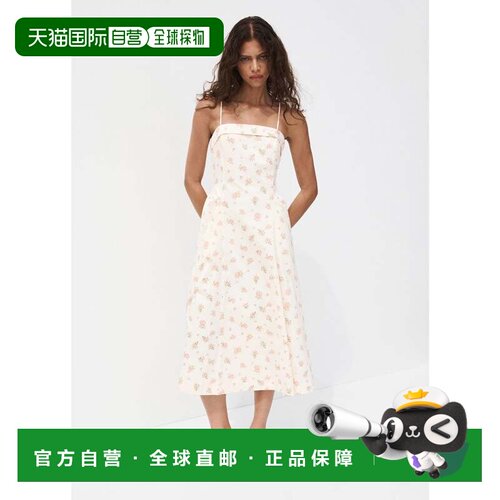 日本直邮MANGO 连衣裙 RAMO 自然白