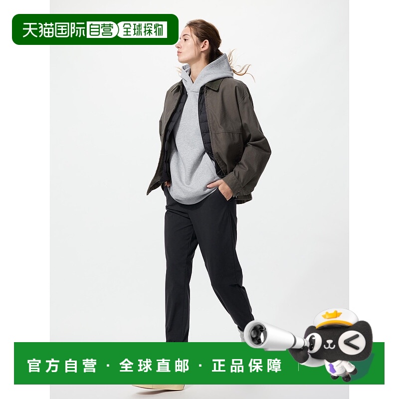 日潮跑腿UNIQLO优衣库 弹力运动慢跑裤/加长款 484862