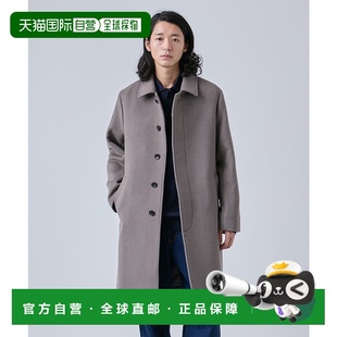 立领大衣 1h可退 羊毛70%宽松A字长款 STOCK男装 25020 日本直邮B.C
