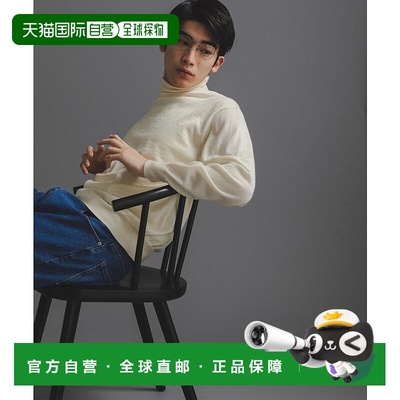 日本直邮NANO universe 防起球针织精细 gauge 高领毛衣 NA103EM1