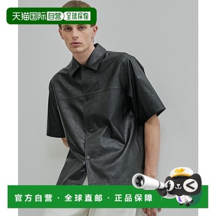 1h可退 日本直邮UNITED TOKYO 男士短袖仿皮衬衫 135302006