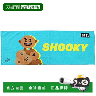 【日本直邮】丸真 运动毛巾 BT21 啦啦队 SHOOKY 5785005500 40 x