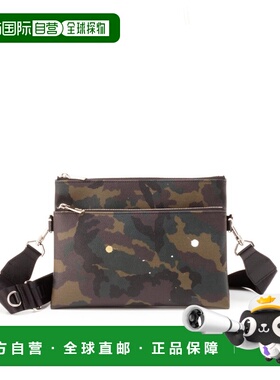 1h可退 日本直邮GENTIL BANDIT 男女同款迷彩双口袋迷你单肩包 便