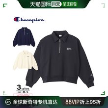 Fit 日本直邮Champion 女士上衣 Y012 House 半拉链卫衣