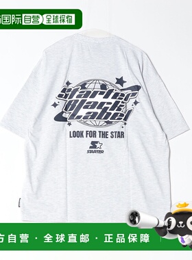 1h可退 日本直邮STARTER男女同款印花短袖T恤 耳机&行星图案 SELS