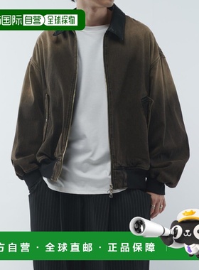1h可退 日本直邮Lui's 男士宽松版型牛仔飞行员夹克 水洗复古设计