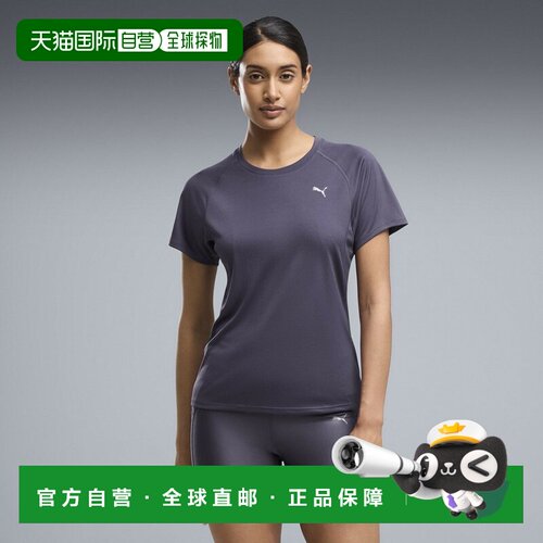 日本直邮PUMA 女士跑步半袖T恤RUN VELOCITY TEE W 聚酯纤维短袖