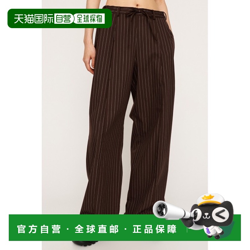 1h可退 日本直邮SLY 女士高腰直筒休闲西装裤 030ISZ313791阔腿裤