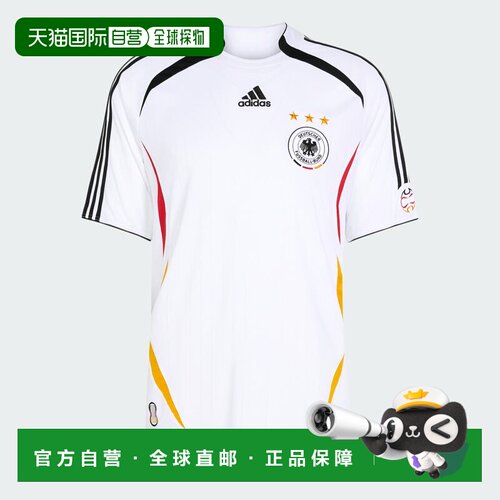 日本直邮Adidas/阿迪达斯休闲风运动短袖圆领条纹T恤男款 KD3998