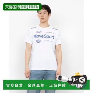 Descente ST5SHT12M 男士 T恤 白色迪桑特 防晒机能半袖 日本直邮