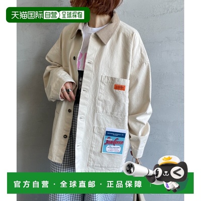 1h可退 日本直邮UNIVERSAL OVERALL 男女同款 灯芯绒领 可机洗棉