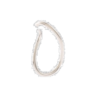 日潮跑腿COCOSHNIK 银饰耳夹（左耳用）配饰