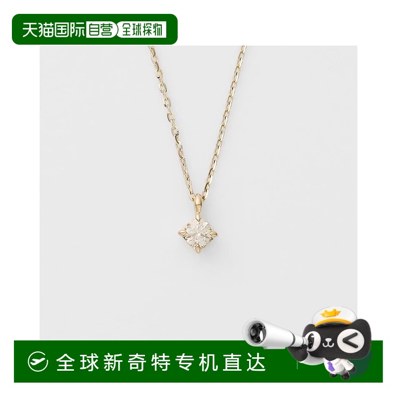 日潮跑腿Agete阿卡朵 K10钻石项链(0.07克拉) gold FF 1024211636