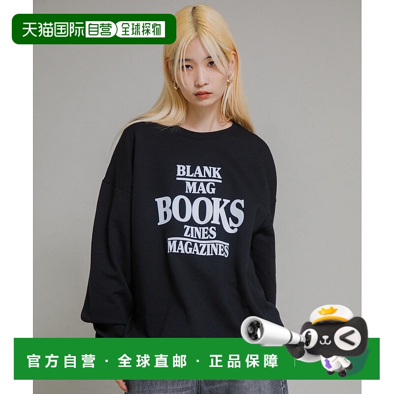 1h可退 日本直邮BLANKMAG 男士 24AW秋冬 MAGAZINES 圆领卫衣 BSM