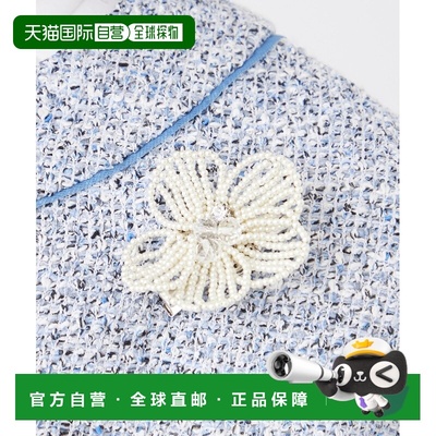 1h可退 日本直邮TRANS WORK 女士珍珠编织胸针 透雕设计 U1V05703