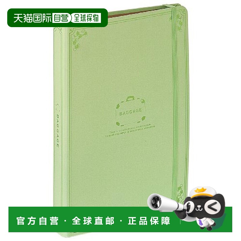 【日本直邮】Nakabayashi仲林相册BAGGAGE KG尺寸2层 绿色JPL2-80