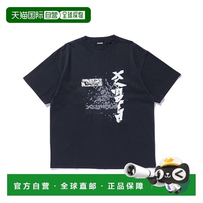 1h可退 日本直邮XLARGE 男女同款 纯棉 半袖T恤 印花设计 夏季穿