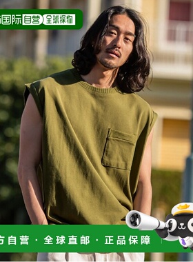 1h可退 日本直邮JEMORGAN 男女通用口袋无袖T恤  JE789224