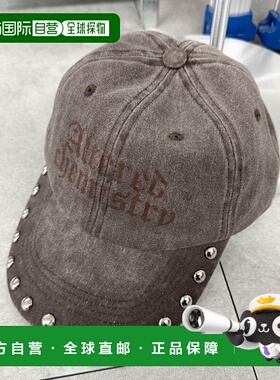 1h可退 日本直邮WEGO女士潮流 pigment加工铆钉棒球帽 WE25SS06SG