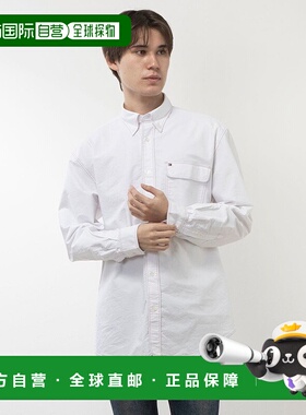 日本直邮TOMMY HILFIGER 牛津对比缝线衬衫 [TO3203EM10623]