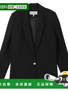 日本直邮LOEWE 女士蓝色修身夹克 (s359y03xa6 1100) [2025AW]