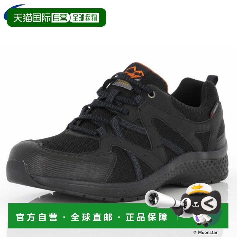 日本直邮Moonstar 女士步行鞋 SPLT M195 黑色/橙色 MOONSTAR 123