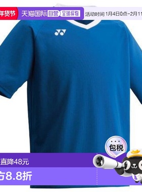 日本直邮Yonex 少年练习 T 恤 FW1006J-002 少年男童短袖