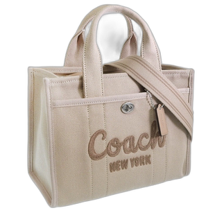 日本直邮 Coach 包女士 2WAY 单肩包帆布 CARGO TOTE 26 CP164LHV