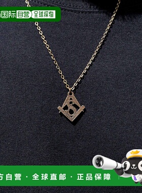 1h可退 日本直邮Subciety 秘密结社图案合金项链 10594953吊坠