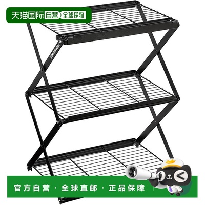 【日本直邮】Captain Stag鹿牌收纳架 3段MOVE W460mm  黑UP-2703