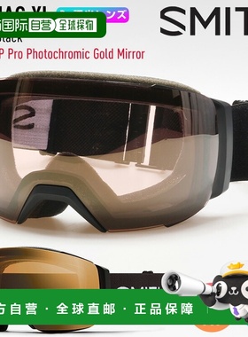 日本直邮SMITH I/O MAG XL 黑色 PRO 滑雪镜带光致变色镜片和 CP