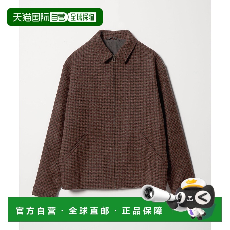 1h可退 日本直邮Steven Alan 男士英伦格纹工装短外套 8125100000