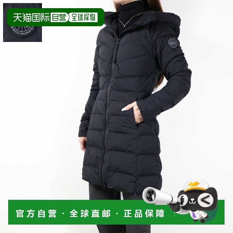 日本直邮CANADA GOOSE女士 Clair黑标 2331WB连帽羽绒服带品牌