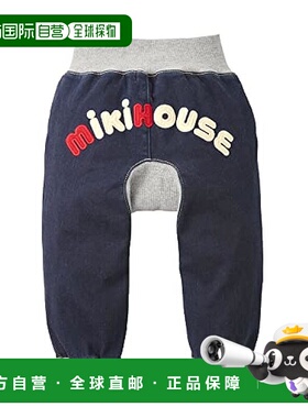日本直邮【日本直邮】MIKIHOUSE 长裤 10-3203-494 100cm 靛蓝色