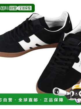日本直邮Mobus 运动鞋 Berlin 绒面革 BERLIN SD 黑色/白色 M-231