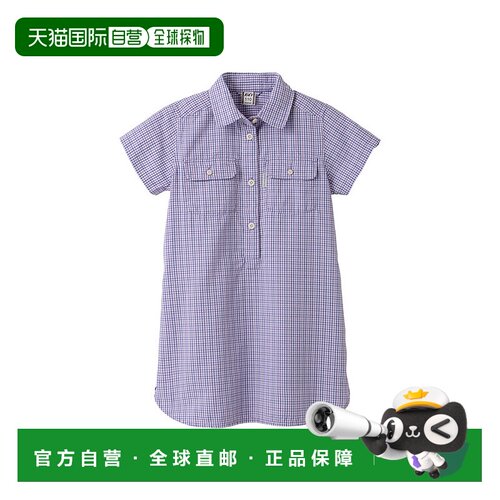 日本直邮日潮 MontBell WIC.干爽触感 短袖连衣裙 儿童100-120
