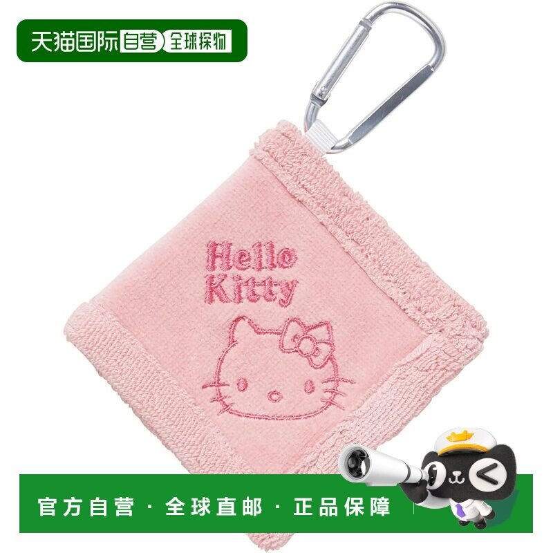 【日本直邮】丸真 清洁毛巾凯蒂猫 可爱简约高尔夫人物 300506790