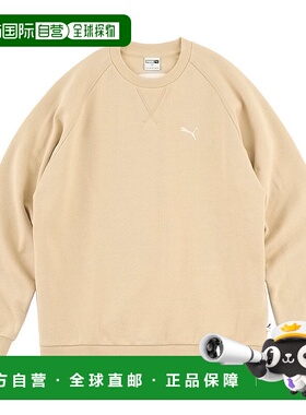 日本直邮PUMA 男士 MWQ 圆领运动衫 [630167 83 BEG]彪马