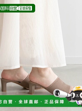 日本直邮RANDA 针织穆勒凉鞋 RA041BW14414 [XXXX] 黑色单鞋