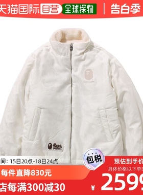 日本直邮A BATHING APE 男士双面设计夹克 宽松舒适版型 APE FACE