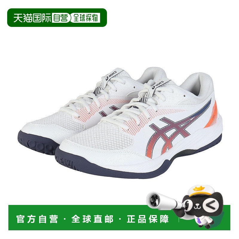 日潮跑腿ASICS亚瑟士 (男式）排球鞋室内使用 GEL-TASK 4 白色24.