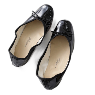 日本直邮PORSELLI 芭蕾舞鞋 BALLERINE 95 PATENT 女士平跟高跟鞋