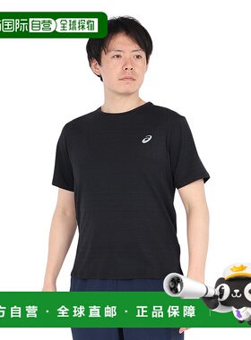 日潮跑腿ASICS亚瑟士 (男款） One Point 短袖 T恤 黑色3L 2013A3