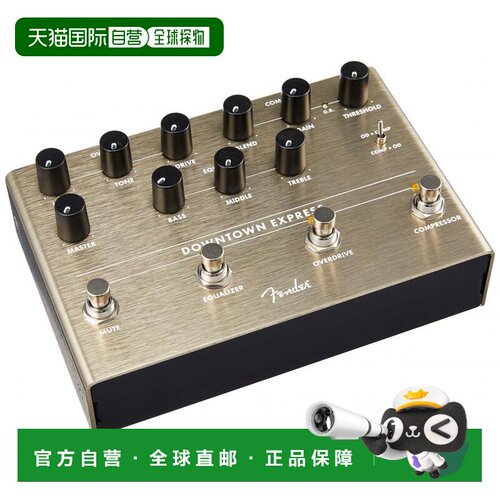 【日本直邮】fender芬德单块效果器多功能贝斯效果器做工精致